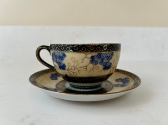 Fine Porcelain Japanese Teacup & Saucer