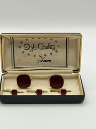 Cuff Links And Matching Buttons
