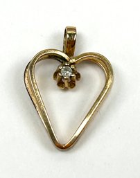 14k Gold Filled Heart Shaped Pendant