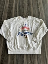 Vintage 30 Years Of Disneyland Sweatshirt XL