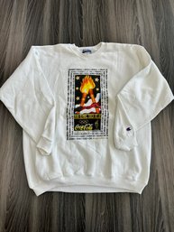 90s Champion Olympic Torch  Relay Sweatshirt L