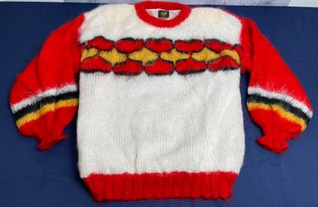 Vtg Mohair Sweater Made In Ireland