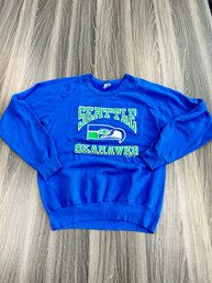 Seattle Seahawks Logo 7 Vintage Sweatshirt - Size XL