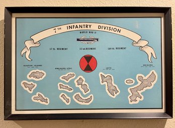 WWII 7th Infantry Division Map