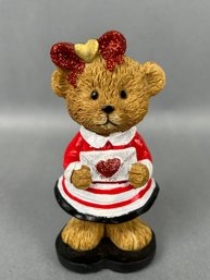 Valentine Bear Figurine Decor