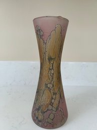 Nouveau Art Glass Vase