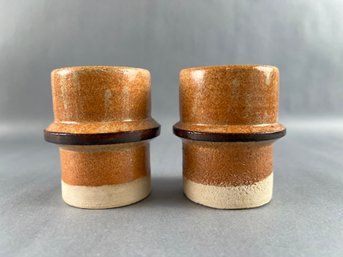 Vintage Studio Pottery Salt & Pepper Shakers