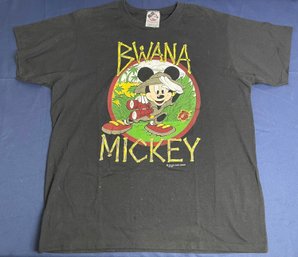 Vintage Mickey Mouse Disney T-Shirt Bwana Mickey