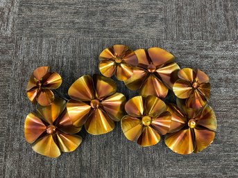 Vintage Inspired Floral Metal Wall Art