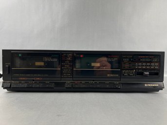 Pioneer Stereo Cassette Tape Deck Model No CT-1107W.