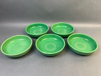 Set Of 5 Vintage Fiesta Ware Bowls.