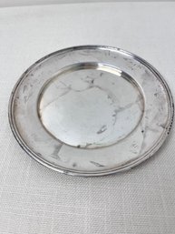 Sterling Silver 6 Inch Plate.