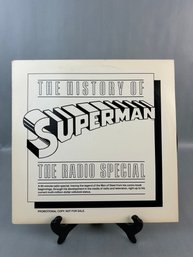 The History Of Superman Radio Special Vinyl Record