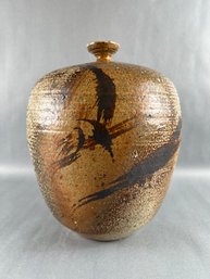 Vintage Studio Pottery Vase - Signed