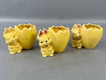 Vintage Novelty Bunny Vases