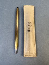 10k Gold Filled Cross Pen Inscribed Wyla Runyon.