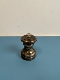 Sterling Silver Pepper Mill Made In Italy.