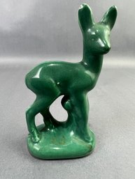 Green Vintage Deer