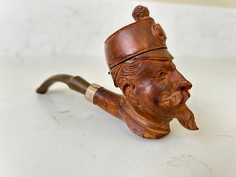 Hand Carved Swiss Pipe