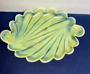 Duncan Miller 'sanibel' Vaseline Glass Tray