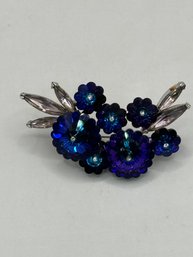 Blue Stone Brooch By Hayes