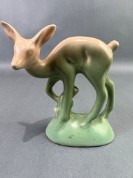 California Pottery Deer Standing