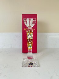 Bohemian Crystal Painted Candle Stick