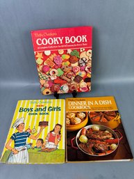 3 Betty Crocker Cookbooks - 70s