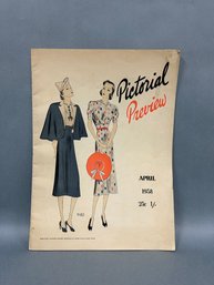 Pictorial Preview 1938 Fashions Magazine
