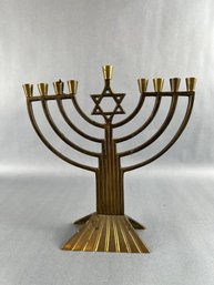 Vintage Brass Menorah