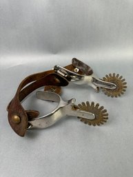 Pair Of Cowboy 2.25 Inch Spurs - Korea