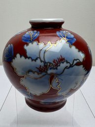 Antique Porcelain Floral Vase