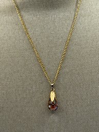 Gold Filled Chain And Multi Color Stone