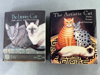 2 Miniature Cat Books