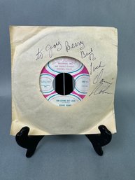 Signed 45 Record Of Honky Tonk Heroes With Cover