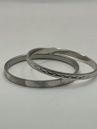 1-Trifari Silver Tone Bracelet And 1 Unknown