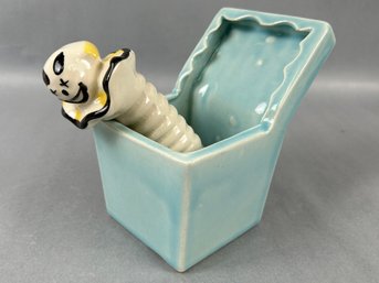 Vintage Horton Ceramics Jack In The Box Planter
