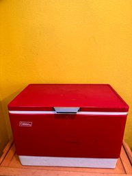 Vintage Red Coleman Cooler *Local Pick-Up Only*