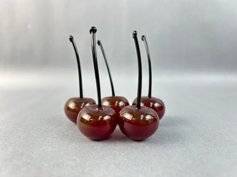 Five Glass Cherries