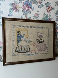 The Glory Of The House Needle Point
