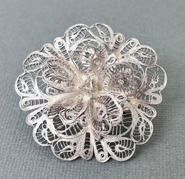 Sterling Silver Brooch.