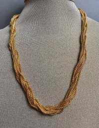 Twisted Gold Necklace