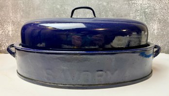 Savory Roaster Blue Enamel *Local Pick-Up Only*