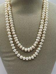 Long Strand Of Freshwater Pearls