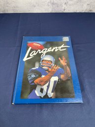 Largent Seattle Seahawks 1980s Hardcover Book