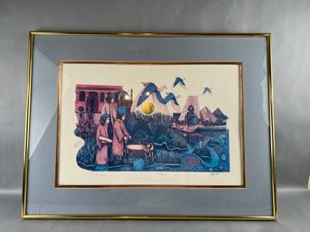 Moses, Artist Amram Ebgi - Signed Lithograph 180/950