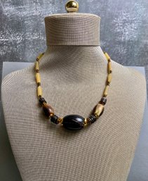 Wood Bead Necklace