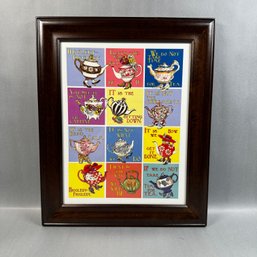 Framed Higgledy Piggledy Tea Print