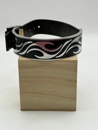 Swatch Black And Silver Tone Bracelet