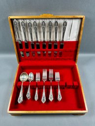 Wallace Rose Point Sterling Set